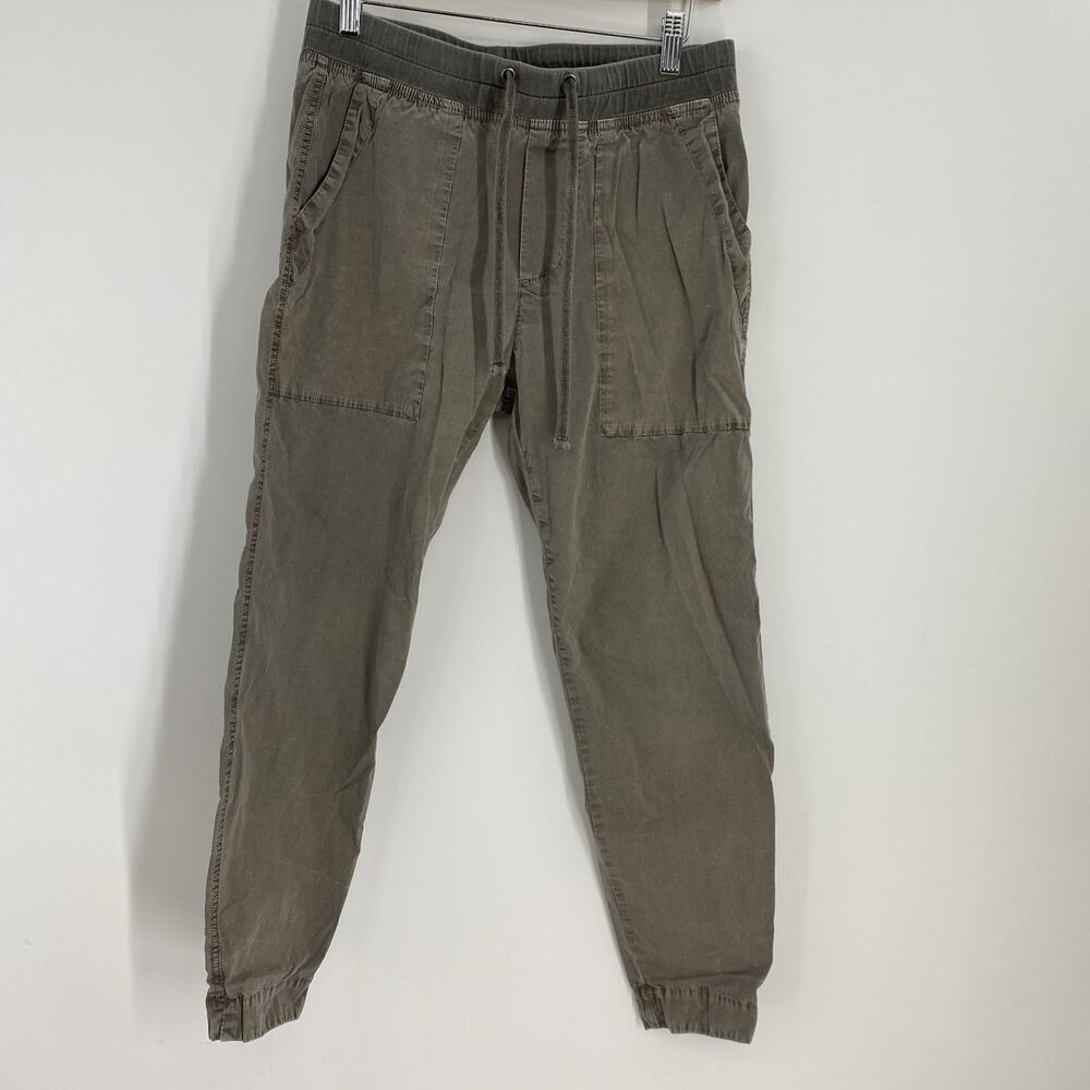 James Perse Cargo Joggers Women’s Size 1 Gray Pockets Utility Outdoor Casual 622